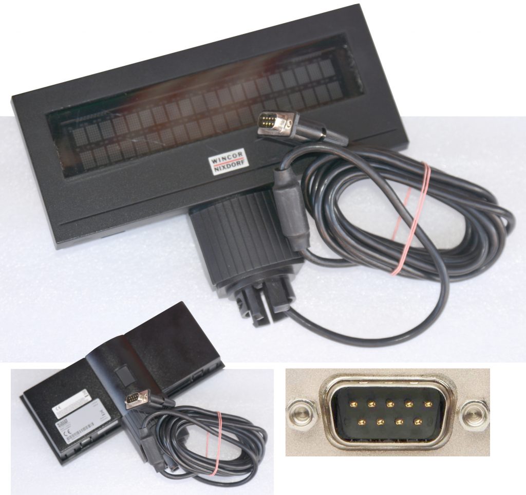 Kundendisplay Custom Display Wincor Nixdorf BA63-1 schwarz RS-232 ...