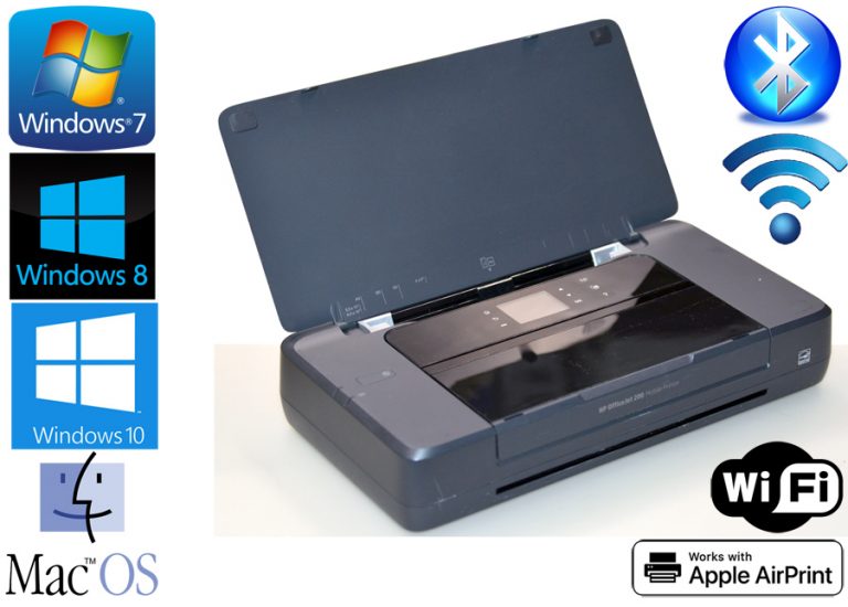 Kabelloser Drucker HP OfficeJet 200 USB für Windows 7 8 10 IPhone