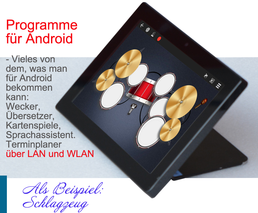 Android Mini Computer Touchscreen Monitor LAN WLAN Bluetooth als Kasse über  12V