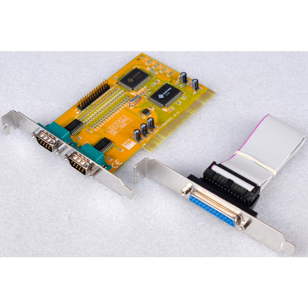 TecLine Add On Card 2x RS-232 COM LPT DTAG711 2077714 88612 Multi I/O ...