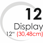 Displays 12" (30,48cm)