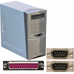 Computer mit RS-232 / LPT Parallel