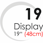 Displays 19" (48cm)