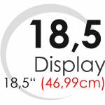 Displays 18,5" (46,99cm)