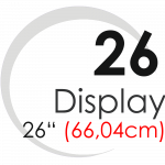 Displays 26" (66,04cm)