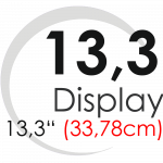 Displays 13,3 (33,78cm)