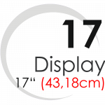 Displays 17" (43,18cm)